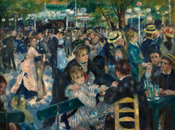 Auguste Renoir - Bal du moulin de la Galette}