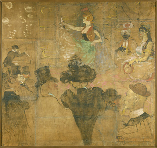 Henri de Toulouse-Lautrec - Panneaux pour la baraque de la Goulue, à la Foire du...}