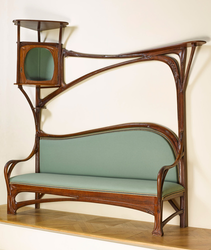 Hector Guimard - Banquette de fumoir}
