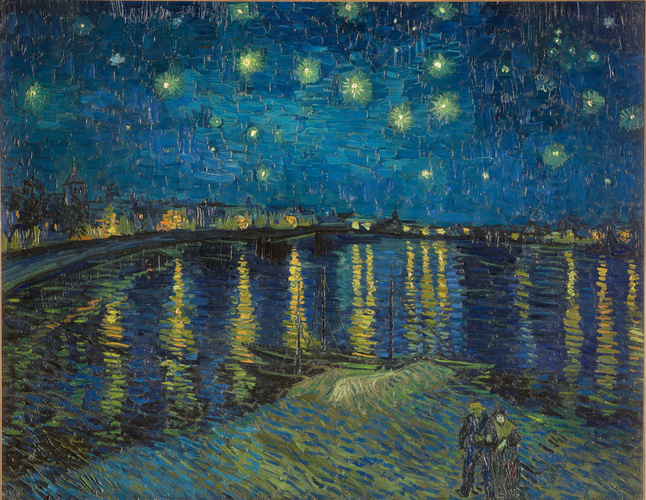 Vincent van Gogh - La Nuit étoilée}