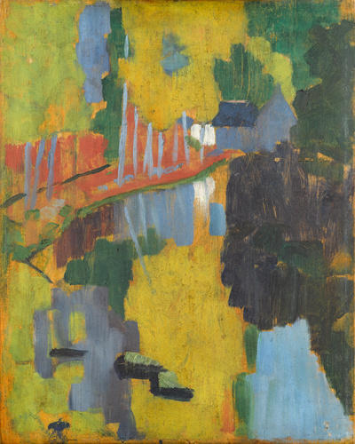 Paul Sérusier - Le Talisman, Paysage au Bois d'Amour}